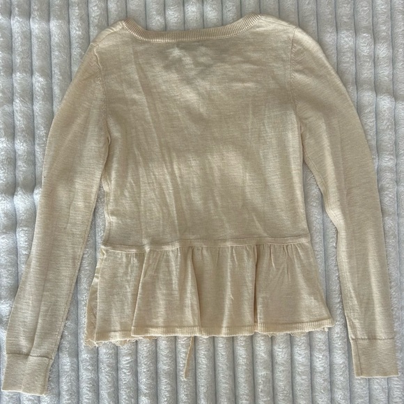 Ivory Cardigan Anthropologie - Picture 10 of 10